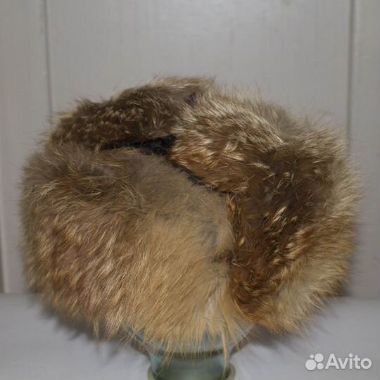 Зимняя лисья шапка ушанка