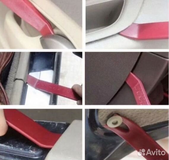 Набор съемников для снятия обшивки салона 19шт