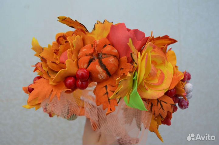 Ободок для волос ручной работы