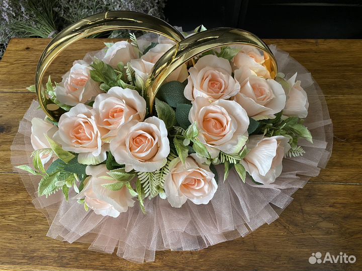 Кольца свадебные на машину