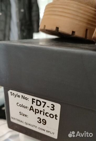 Ботинки женские зимние натуральная замша