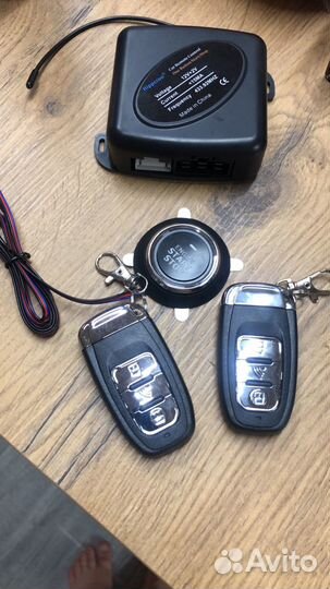 Автомобильная сигнализация + кнопка Start Stop