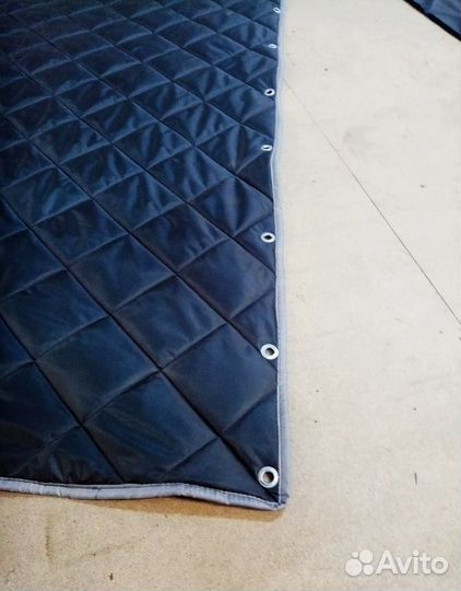 Тёплая штора на дверь 1,4х2,4м в дом, гараж и пр