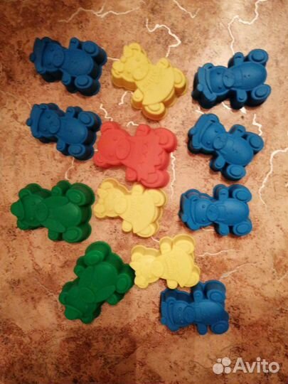 Форма силиконовая Динозавры, насекомых