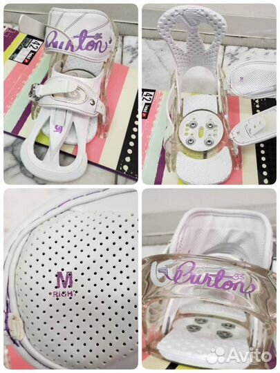 Сноуборд как новый Head + крепы Burton