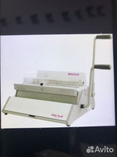 Переплетчик на металлическую пружину Renz SRW 360