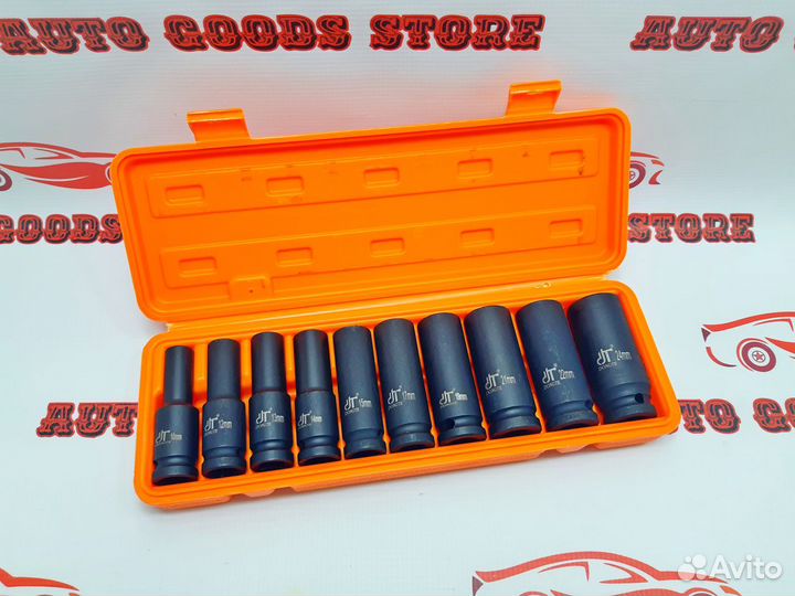 Набор ударных головок 10 Предметов 10-24 мм 1/2