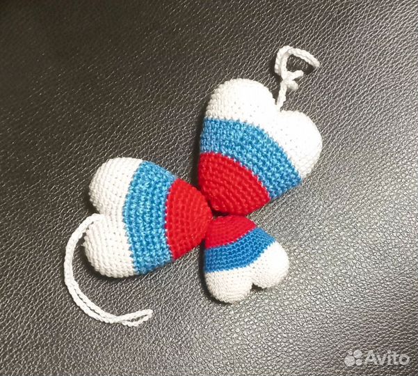 Брелок-сердце Триколор