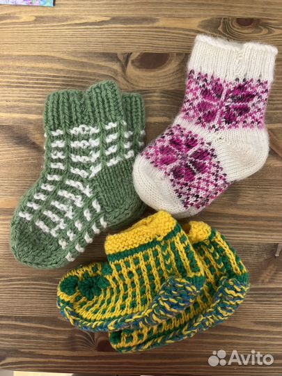 Носки вязаные детские