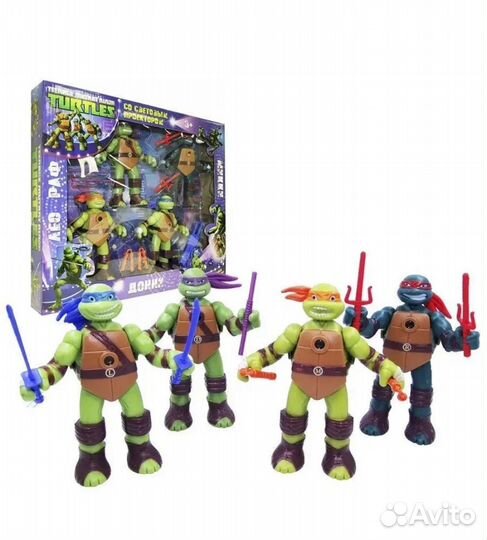 Черепашка-ниндзя набор новый