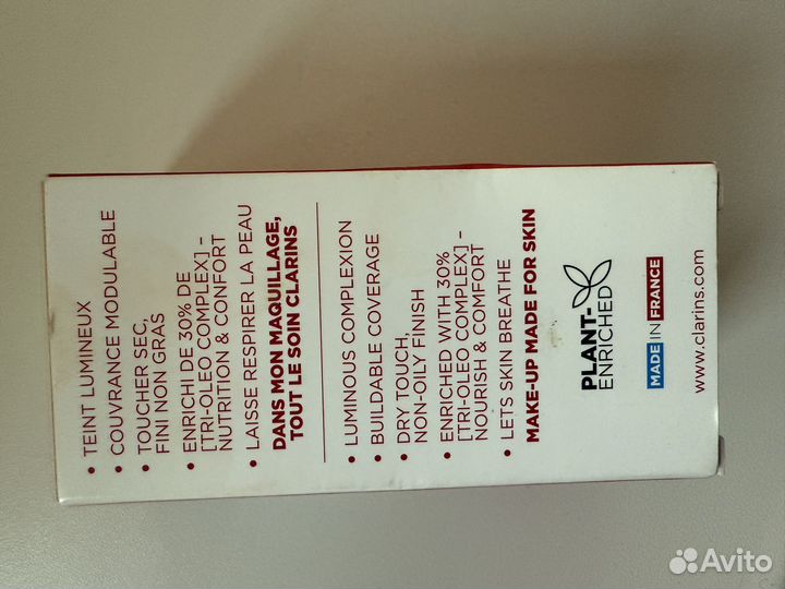 Тональная сыворотка clarins tinted oleo-serum