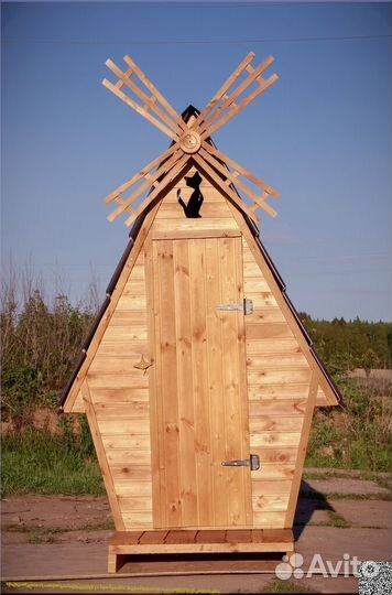Дачный туалет с установкой