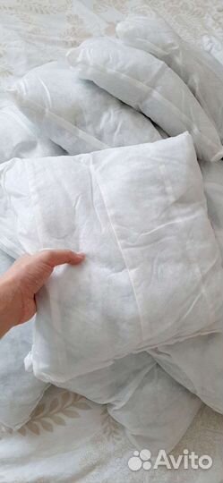 Бортики в кроватку 12 шт. Подушки маленькие