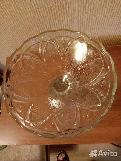 Ваза для фруктов на ножке СССР