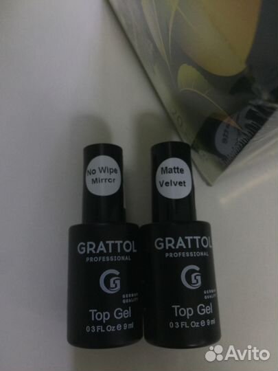 Гель лак Граттол Grattol /База Base /Топ Top