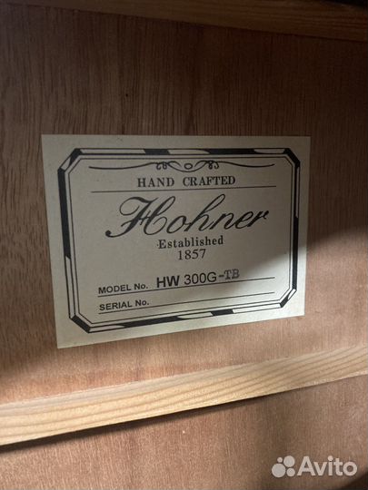 Акустическая гитара Hohner HW300