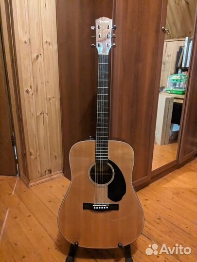 Fender cd-60s nat (акустическая гитара) Индонезия