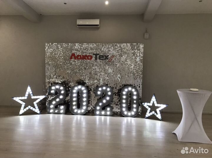 Фотозона из пайеток Solaair