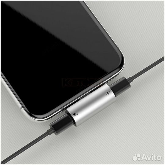 Переходник baseus L46 Male, Lightning - 2Lightning