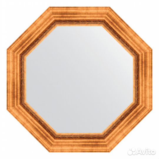Зеркало Evoform Octagon BY 3785 67x67 римское зол