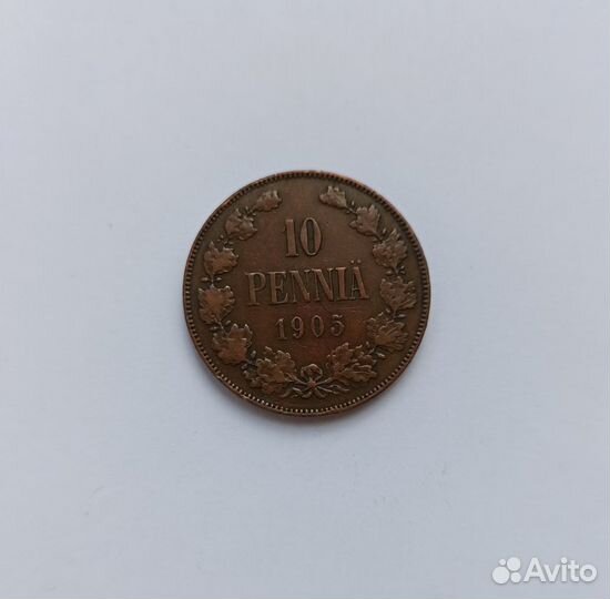 10 пенни Русская Финляндия