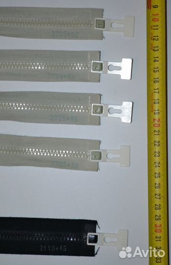 Молнии RiRi ##2101,2110, 2725, 2302, 2706, 2708