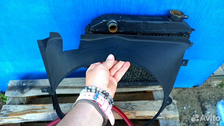 Радиатор с диффузором москвич 401-407