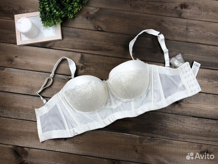 Бюстье белый новые Boux avenue