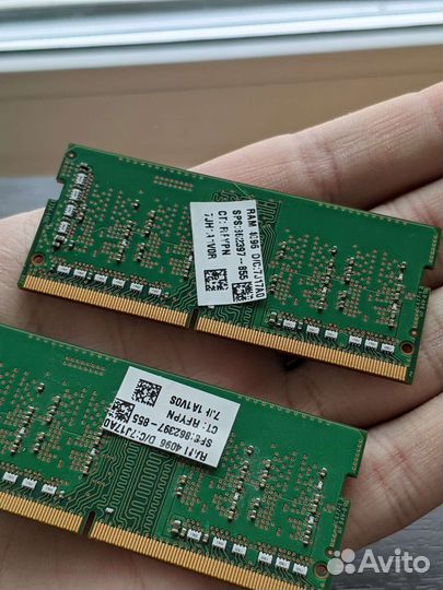 Оперативная память Hynix ddr4 2x4 2400mhz