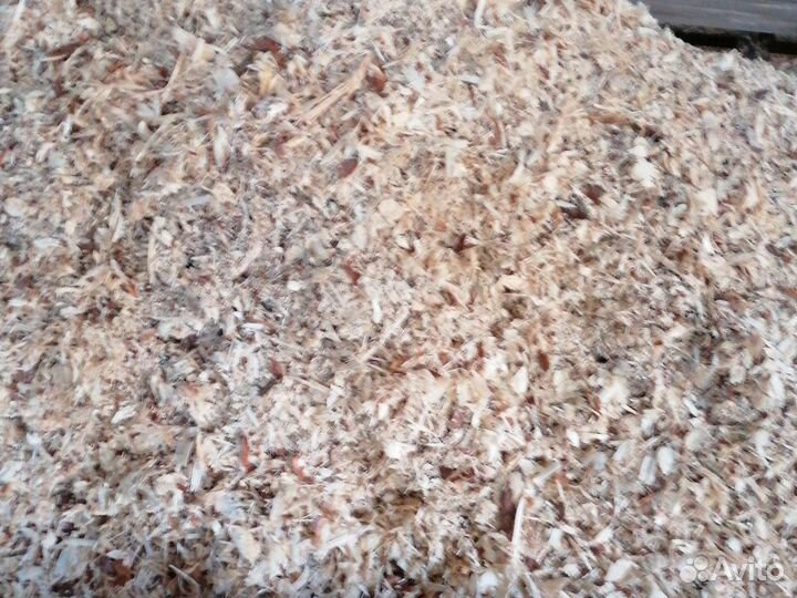 Щепа, мульча, опилки, стружка сосновая