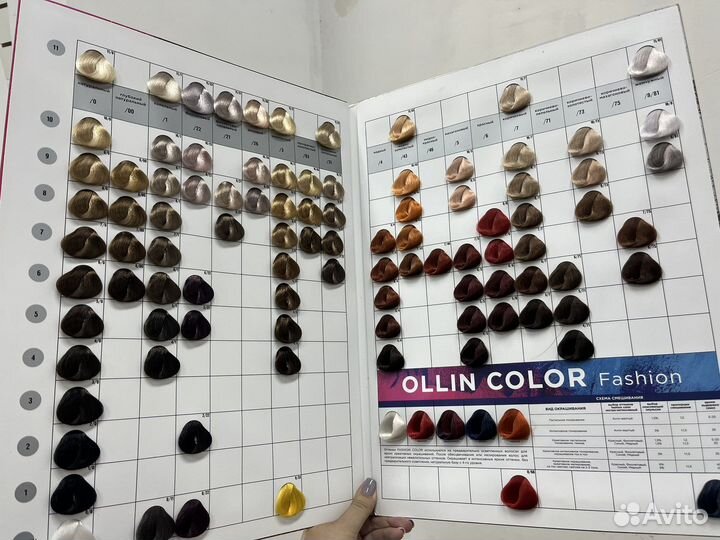 Палитра краски Ollin color Fashion