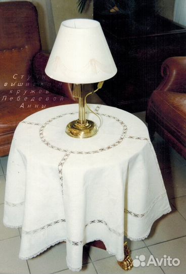 Пошив круглых скатертей и салфеток индивидуально