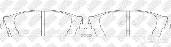 Колодки тормозные cadillac escalade ESV 16- 6.2