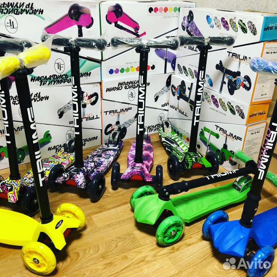 Самокат детский трехколесный