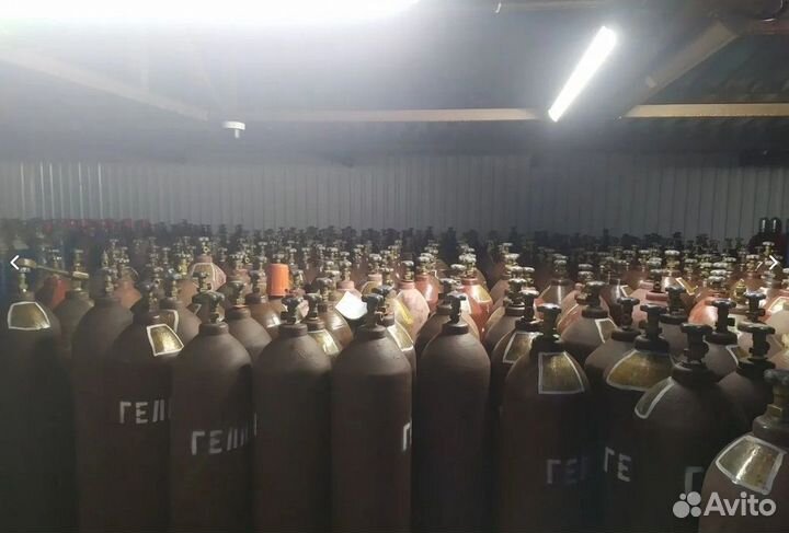 Гелий в баллонах для шаров марка Б