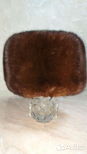 Норковая шапка мужская
