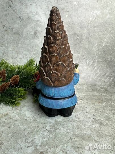 Силиконовая форма Гном большой 20см