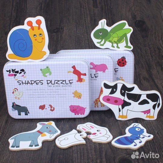 Деревянные пазлы