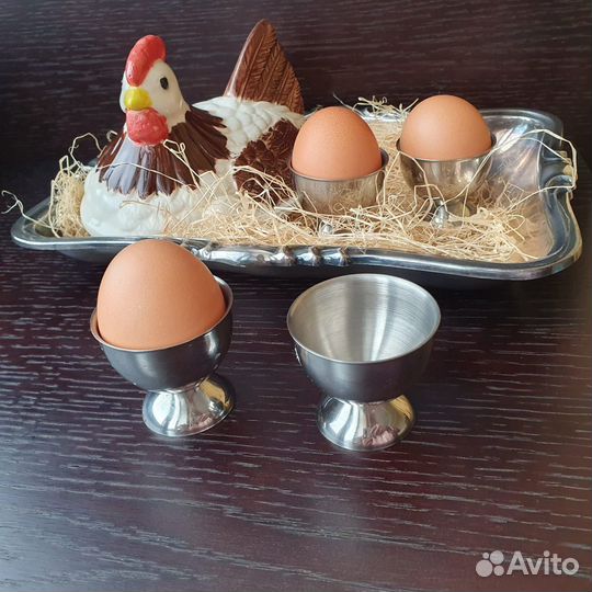 Пашотницы для яиц, винтаж, сталь Голландия