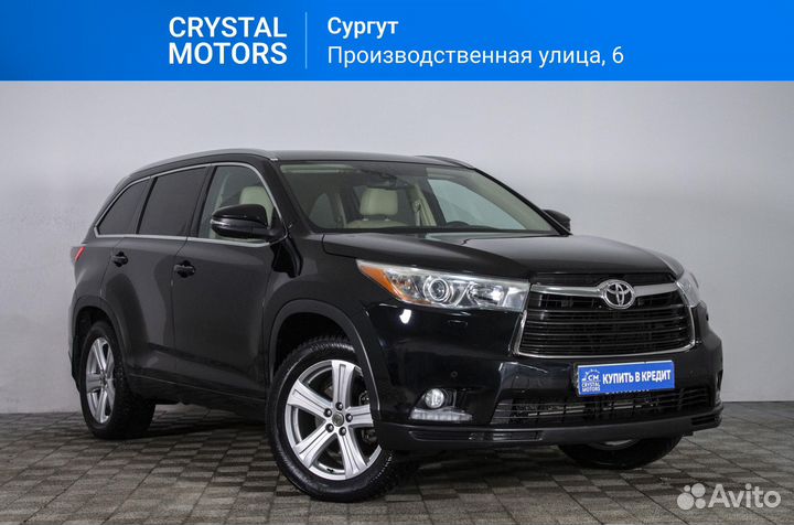 Toyota Highlander 3.5 AT, 2014, 156 123 км