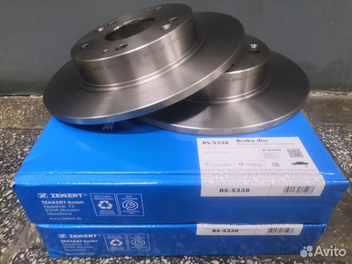 Диск тормозной задний Honda Civic 8