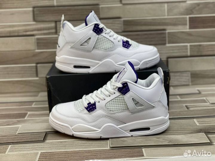 Кроссовки Nike Air Jordan 4 Purple Metallic