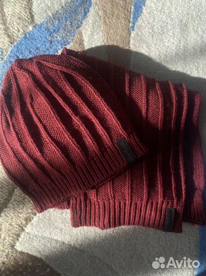 Шапка и шарф Reebok