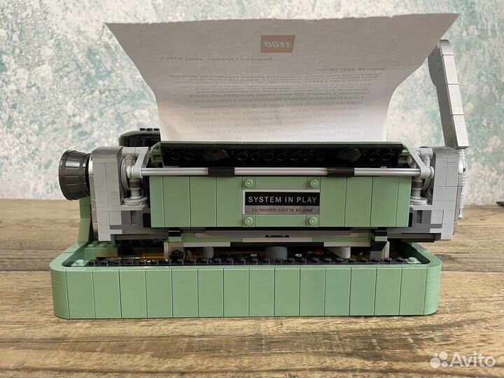 Lego Печатная машинка 21327