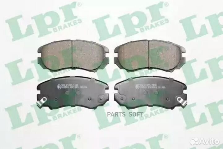LPR 05P1369 Колодки тормозные hyundai tucson/KIA s