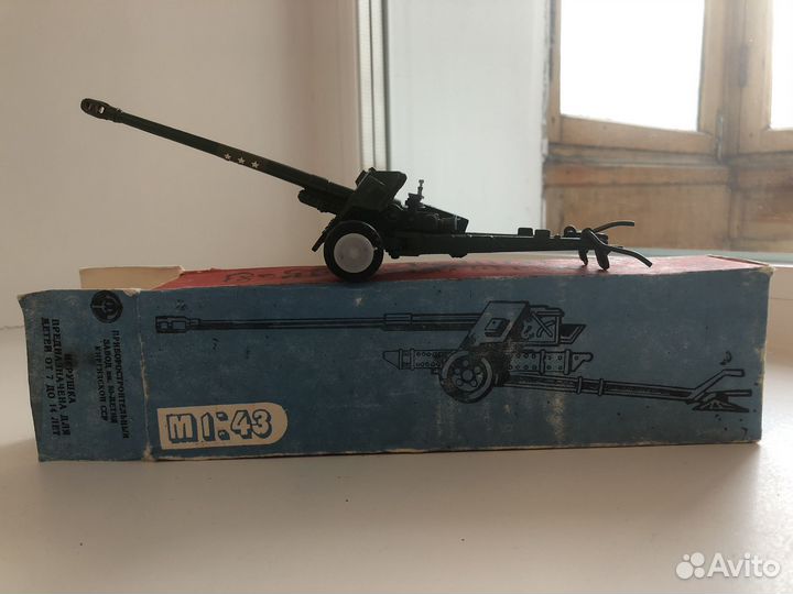 Пушка бс-3 масштаб 1:43 (пр-во СССР)