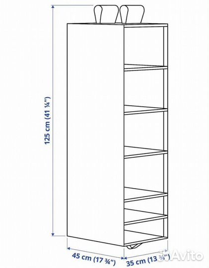 Подвесной органайзер IKEA икеа