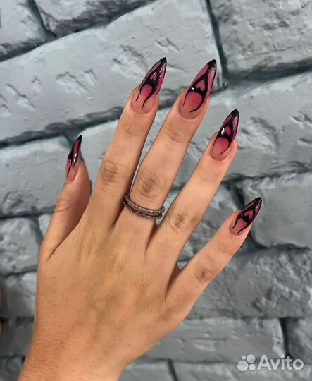 Маникюр с покрытием гель лак / Наращивание ногтей