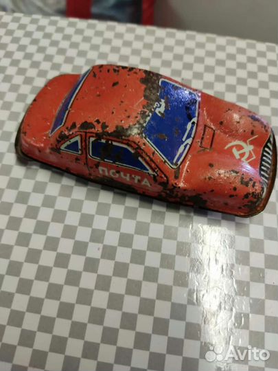 Игрушка машинка железная СССР