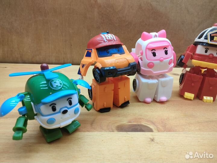 Робокар Поли 6 роботов трансформеров